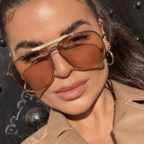 Women's metal framed sunglasses