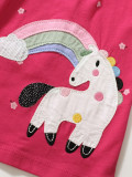 Girls' short sleeved dress