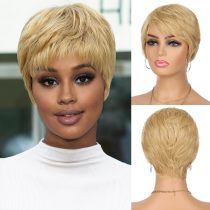 Qi Liu Hai Short Hair Wig Qi Liu Hai Short Hair Wig