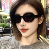 Rice nail square irregular sunglasses