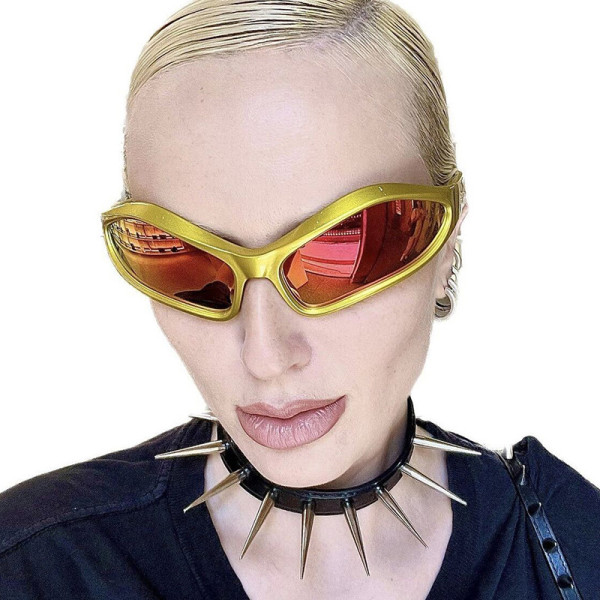 Irregular shaped sunglasses, fashionable sunglasses