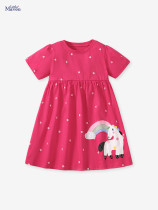 Girls' short sleeved dress Girls' short sleeved dress