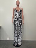 Digital high-definition printed jumpsuit