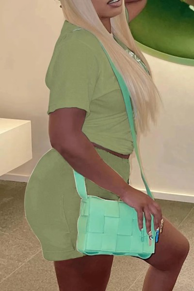Short sleeved shorts sports two-piece set