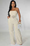 Casual loose fitting jumpsuit