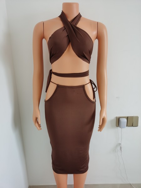 Multi dressing sexy strappy dress