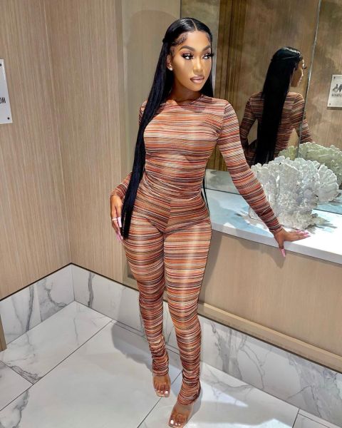 Milk silk long sleeved pants two-piece set