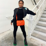 Velvet sports tight fitting and hip lifting high elastic jumpsuit