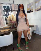 Open back camisole slim fit dress Open back camisole slim fit dress