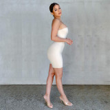 Women's Sexy Single Shoulder Strap Pit Tight jumpsuit