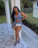 Casual tank top shorts set