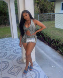 Casual tank top shorts set