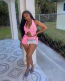 Casual tank top shorts set