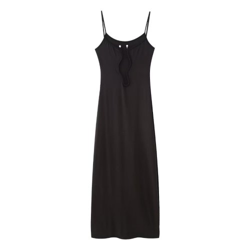 Wave Irregular Decorative Strap Dress