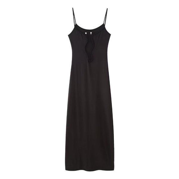 Wave Irregular Decorative Strap Dress