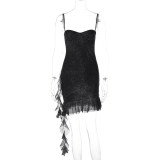 Sexy Ribbon Slim Fit Hanging Dress