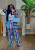 Slim fit pants two-piece set