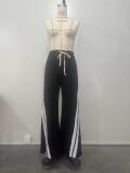 Women's patchwork casual pants