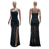 Sling long dress