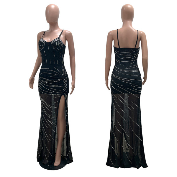 Sling long dress