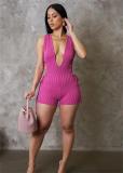Deep V-back sexy jumpsuit