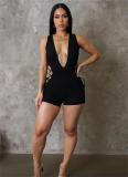Deep V-back sexy jumpsuit