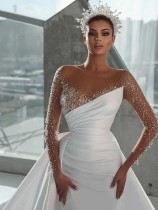 Mermaid slim fitting wedding dress Mermaid slim fitting wedding dress