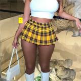 Sexy mini pleated short skirt