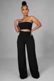 Women's two-piece set of strapless pants
