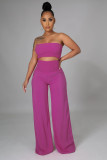 Women's two-piece set of strapless pants