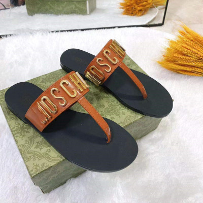 Hardware English decorative herringbone slippers