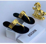 Hardware English decorative herringbone slippers