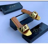 Eagle head hardware diamond buckle flip flops
