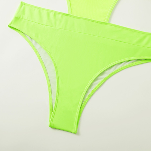 One piece swimsuit women's large high waisted set GZY22105