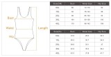 One piece swimsuit women's large high waisted set GZY22105