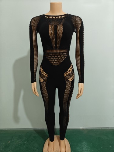 Sexy and fun pajamas, wearing tight jumpsuits over the top