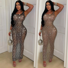 Women's Sexy Mesh Perspective Dress