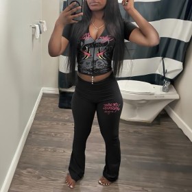 Printed 2-piece set