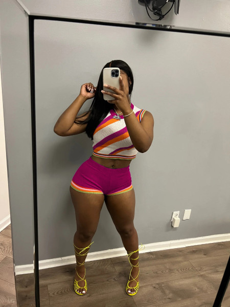 Women's sleeveless vest with high waist and hip lifting short knitted cover