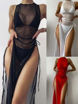 Multi color mesh hoodie beach swimsuit Multi color mesh hoodie beach swimsuit