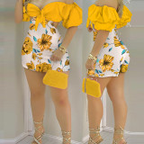 One shoulder hollow waist jumpsuit