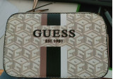 Printed small square bag, wide shoulder strap, single shoulder bag, letter crossbody bag