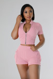 Two way zipper casual set