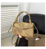 Single shoulder crossbody bag small square bag
