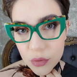 Anti blue light color blocking fashionable eyeglass frame