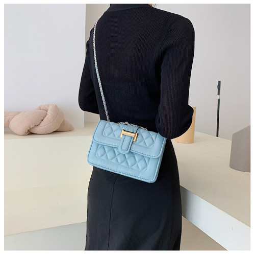 Chain Crossbody Bag Texture Handheld Shoulder Bag