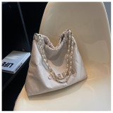 Lingge Chain Bag Embroidered Thread Single Shoulder Underarm Bag