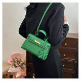 Crocodile Pattern Versatile Handbag