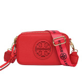Wide shoulder strap single shoulder bag crossbody small square bag