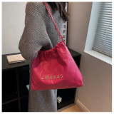 Lingge Chain Bag Embroidered Thread Single Shoulder Underarm Bag